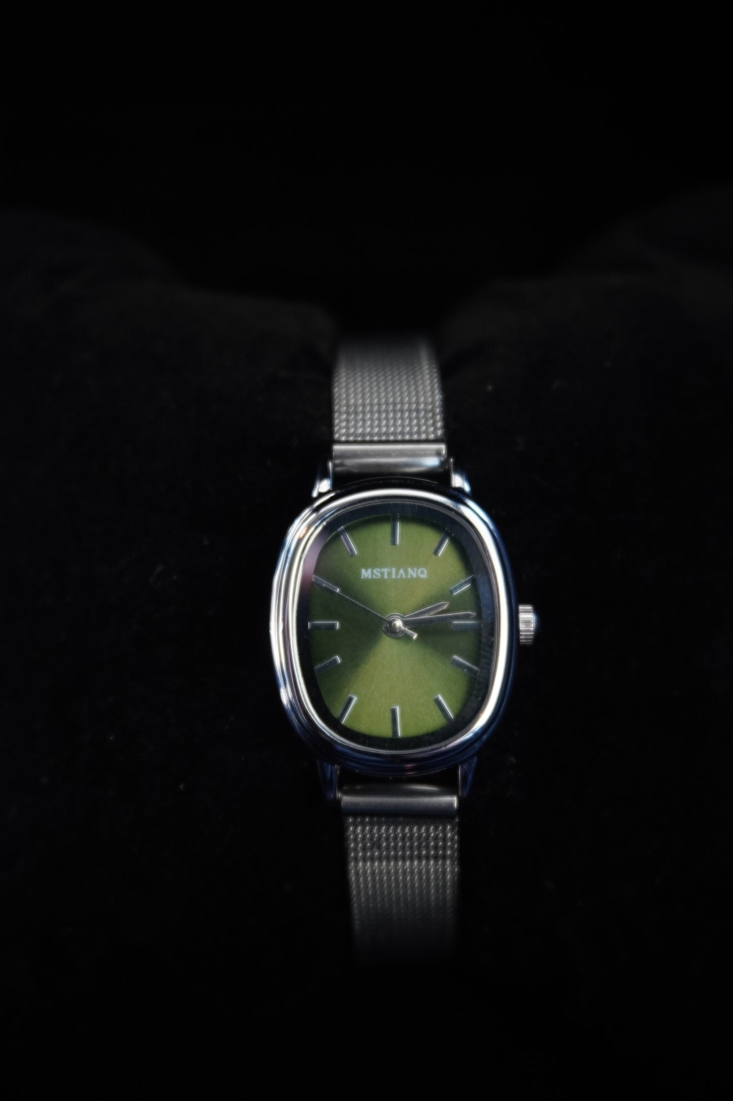 Silver Minimalist Watch in White